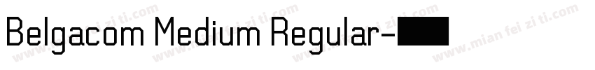 Belgacom Medium Regular字体转换